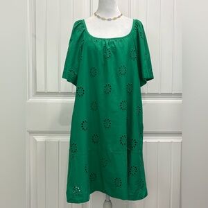 Free Assembly Women’s Green Midi Dress Size XS